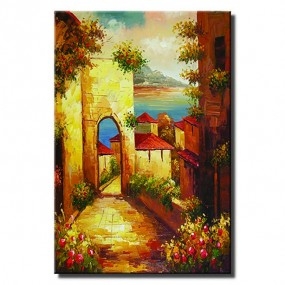 Tranh in Canvas sơn dầu